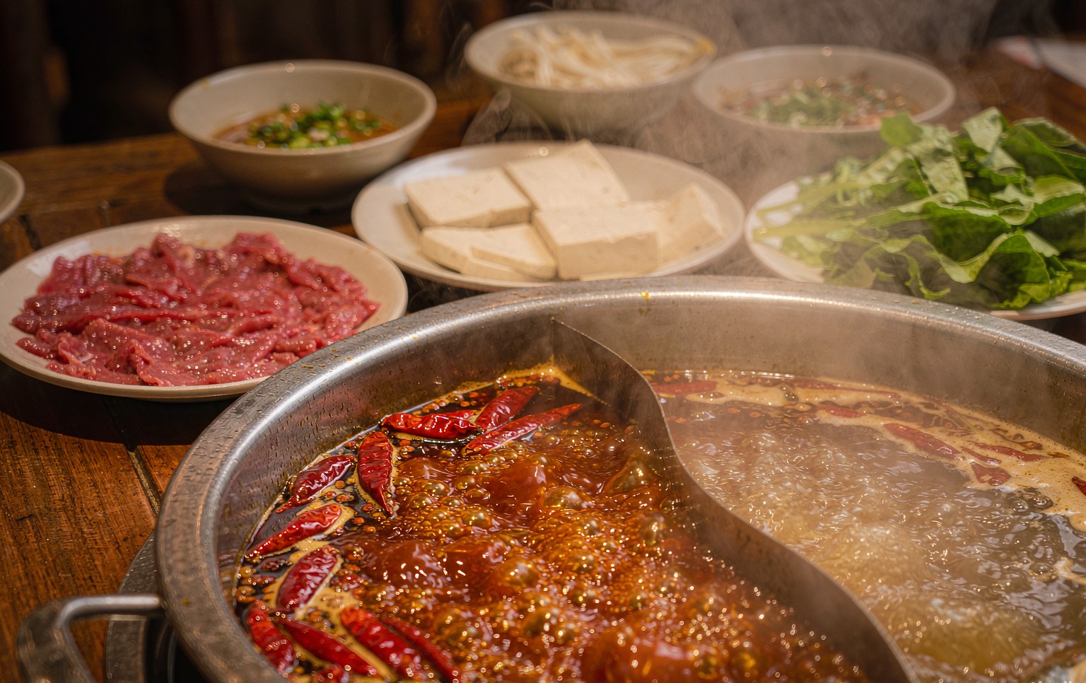 Sichuan hotpot